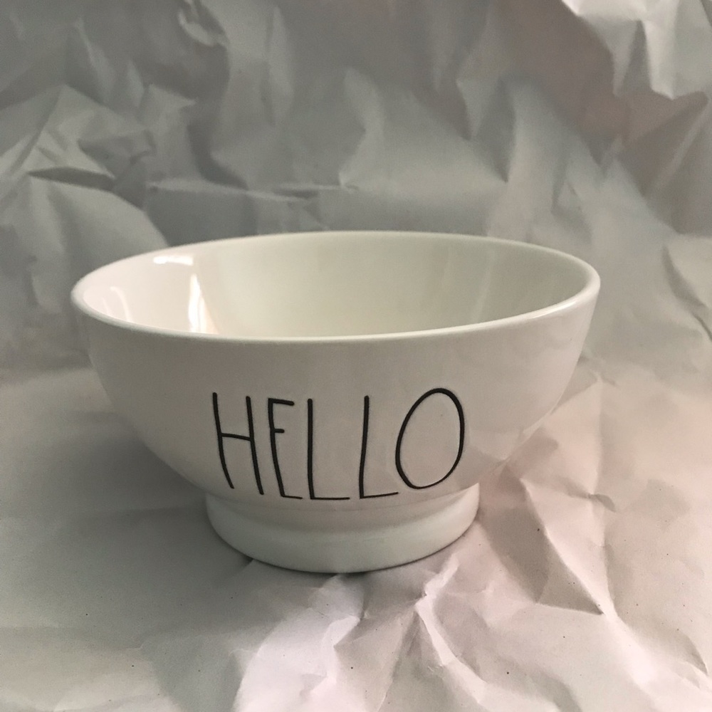 Rea Dunn “Hello” Bowl